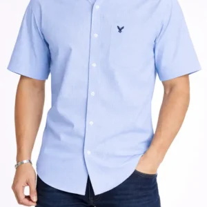 SHORT SLEEVE SMALL CHECK SHIRT