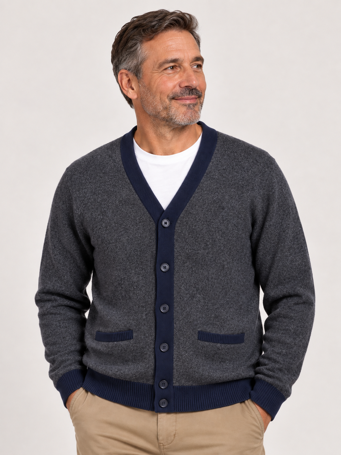 Yale Button Cardigan